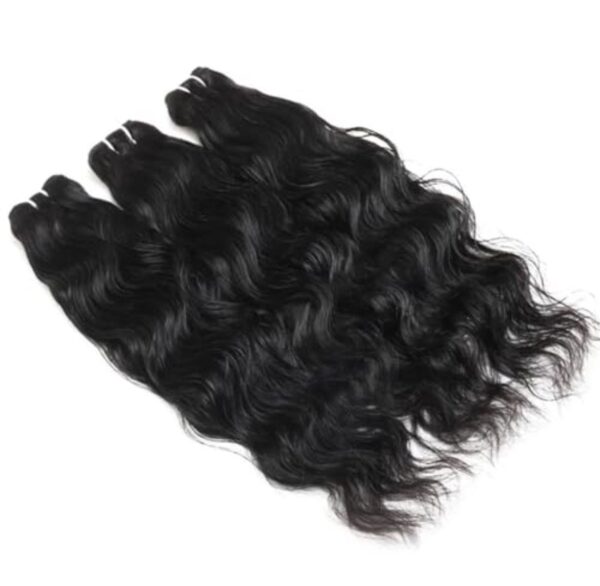 Raw virgin human hair Bundle <br/> deals⁠ 10" + 12" + 14" Inches - Image 3