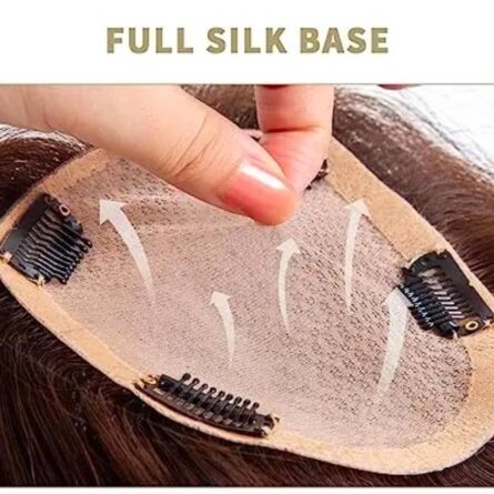 Hair Topper Silk Base  3.2”x 5.2” - Image 4